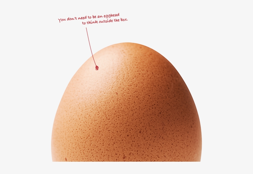 Think Knowledge - Egg, transparent png download