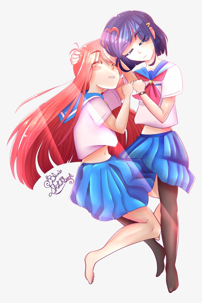 800 X 1200 3 - Flip Flappers Cocona X Papika, transparent png download