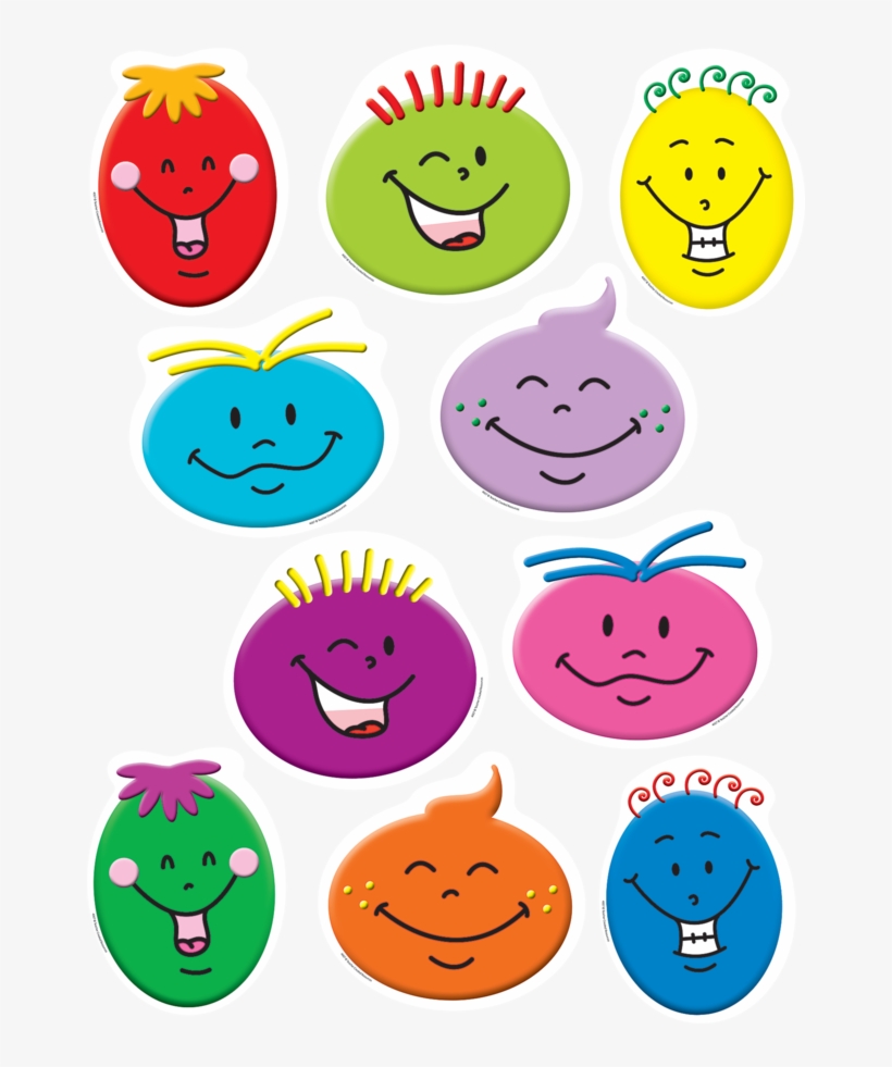 Tcr4007 Silly Smiles Accents Image - Smiley, transparent png download