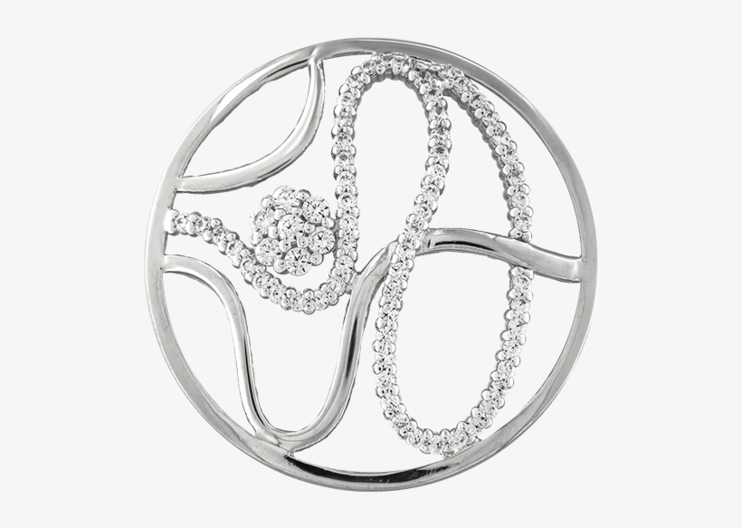 Fantasy Insignia Swirl Flower Cz 33mm - Ring, transparent png download