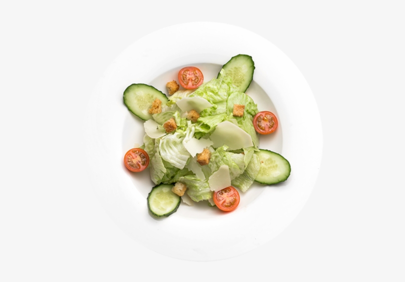 Caesar Salad Without Chicken - Garden Salad, transparent png download