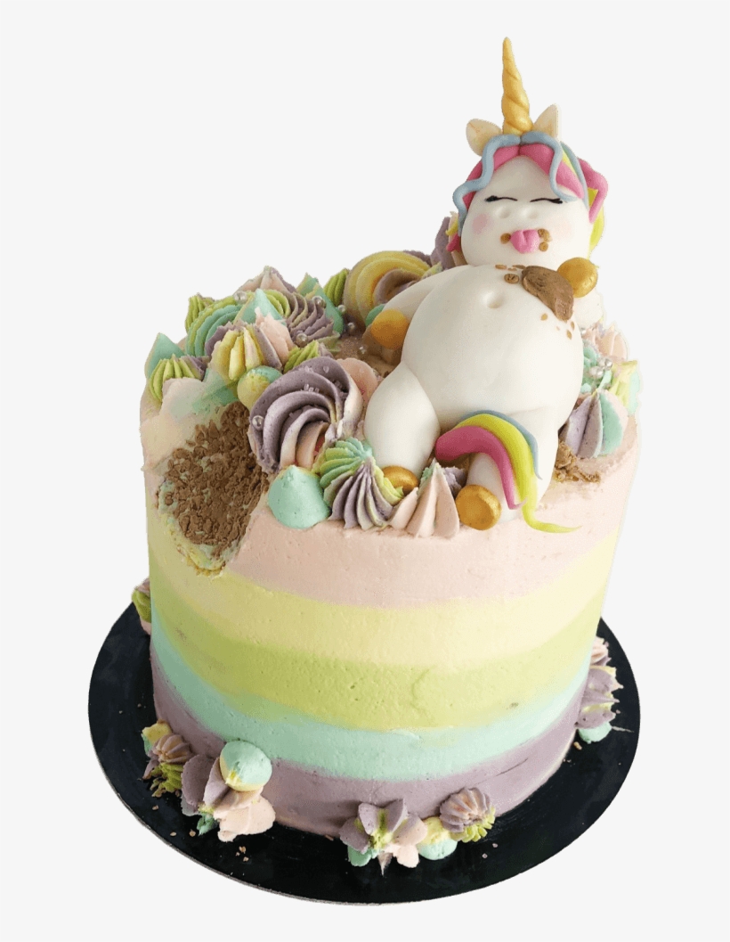 Birthday Unicorn Cake, transparent png download