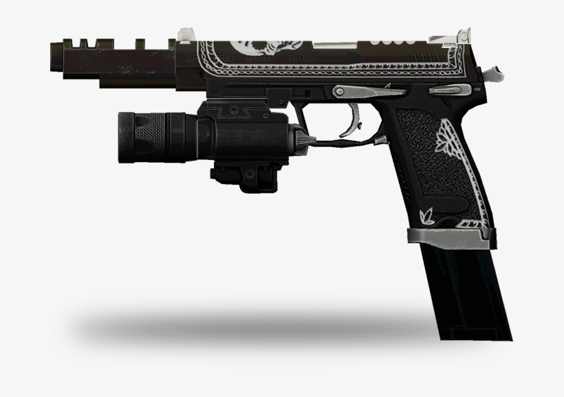 Los Mariachis Akimbo Interceptor 45 Pistols - Firearm, transparent png download