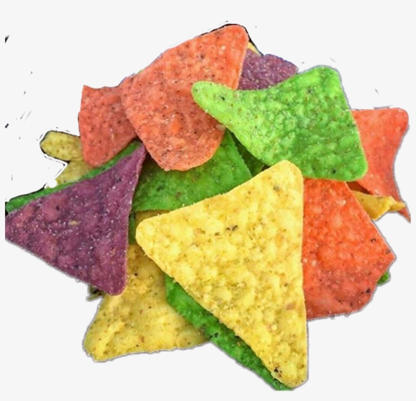 Doritos Rainbow Rainbows Lelepons - Corn Chip, transparent png download