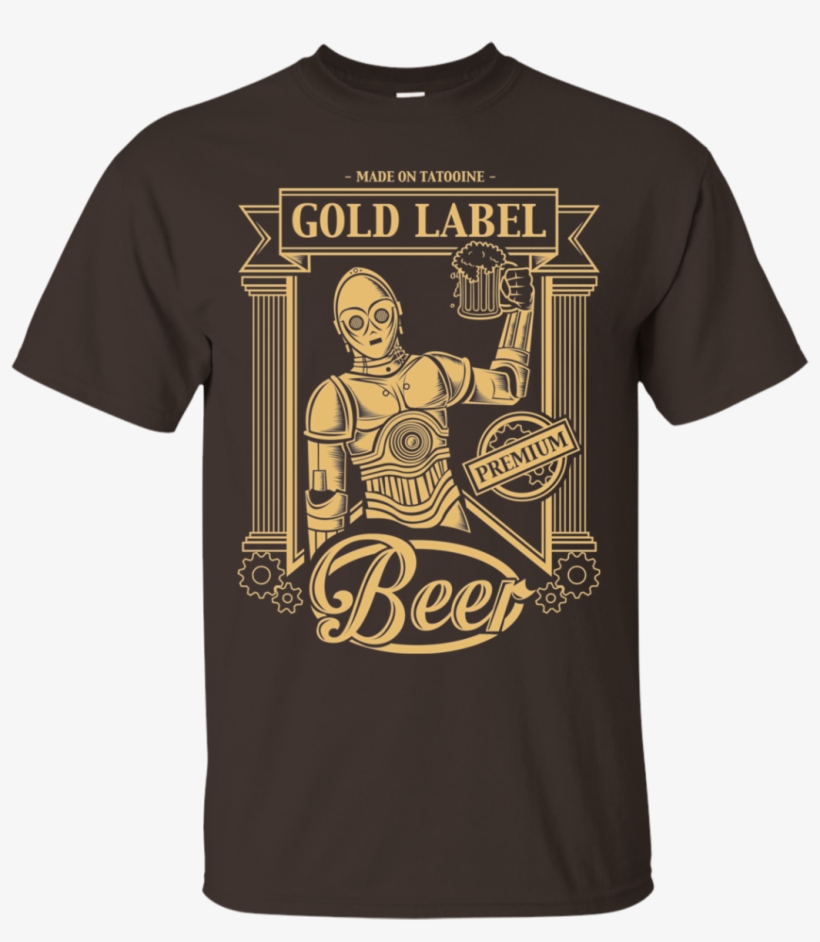 Gold Label Beer T-shirt - Fernando Sala Star Wars Jabba, transparent png download