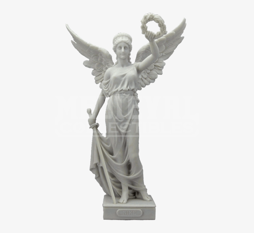 Nike With Sword And Wreath In Hands - Nike Bogini, transparent png download