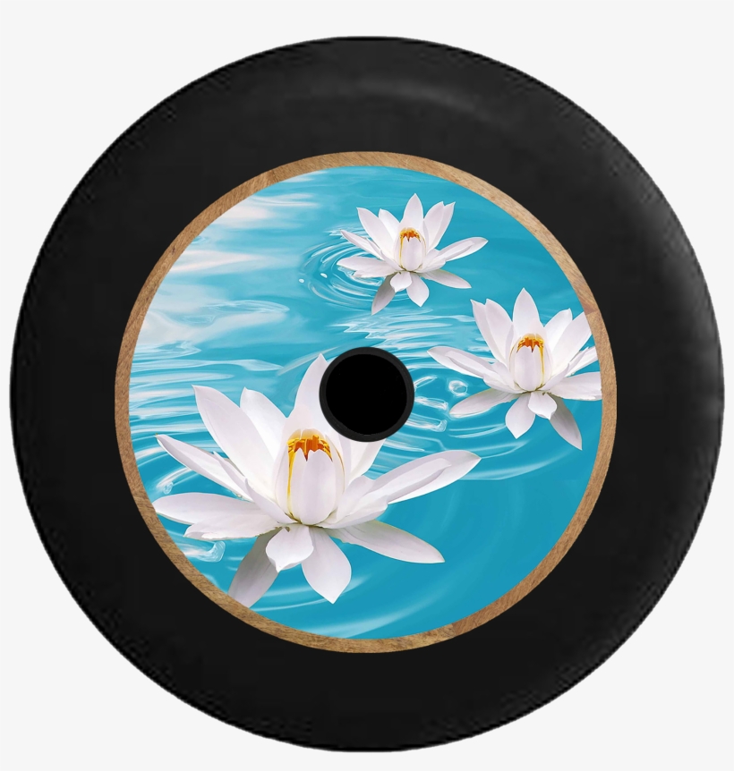 Jeep Wrangler Jl Backup Camera White Lotus Blossom - Papel De Parede Area De Trabalho Flores, transparent png download