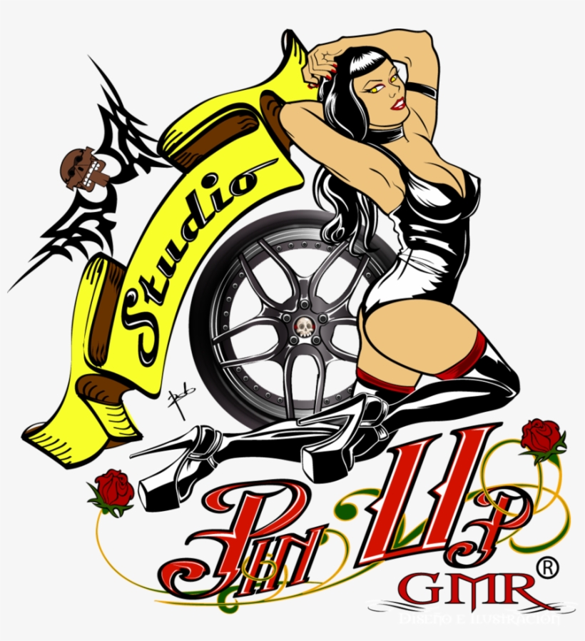 Pin Up Logos Images Gallery With Transparent Background - Cartoon, transparent png download