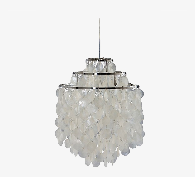 Verner Panton Pendant Light - Parelmoer Luster, transparent png download