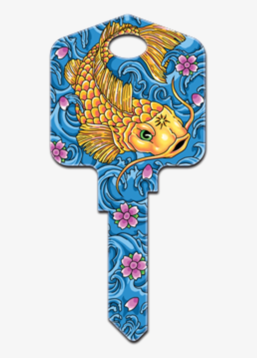 Keysrcool Offers Koi Fish House Keys Http - Illustration, transparent png download