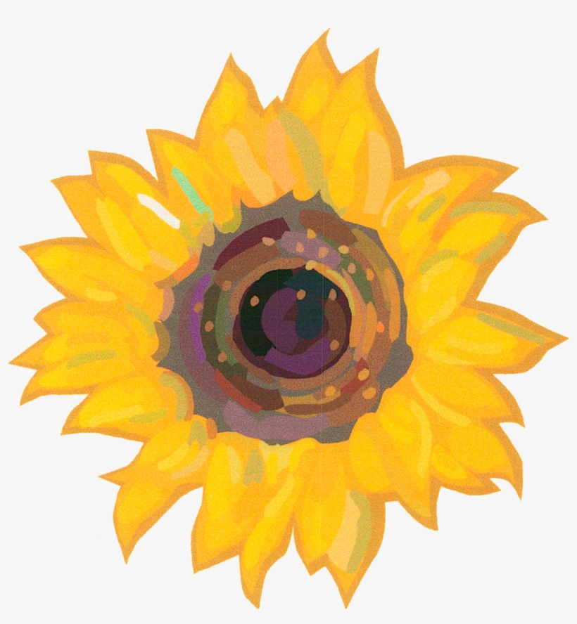 Birds, Butterflies & Flowers - Sunflower, transparent png download