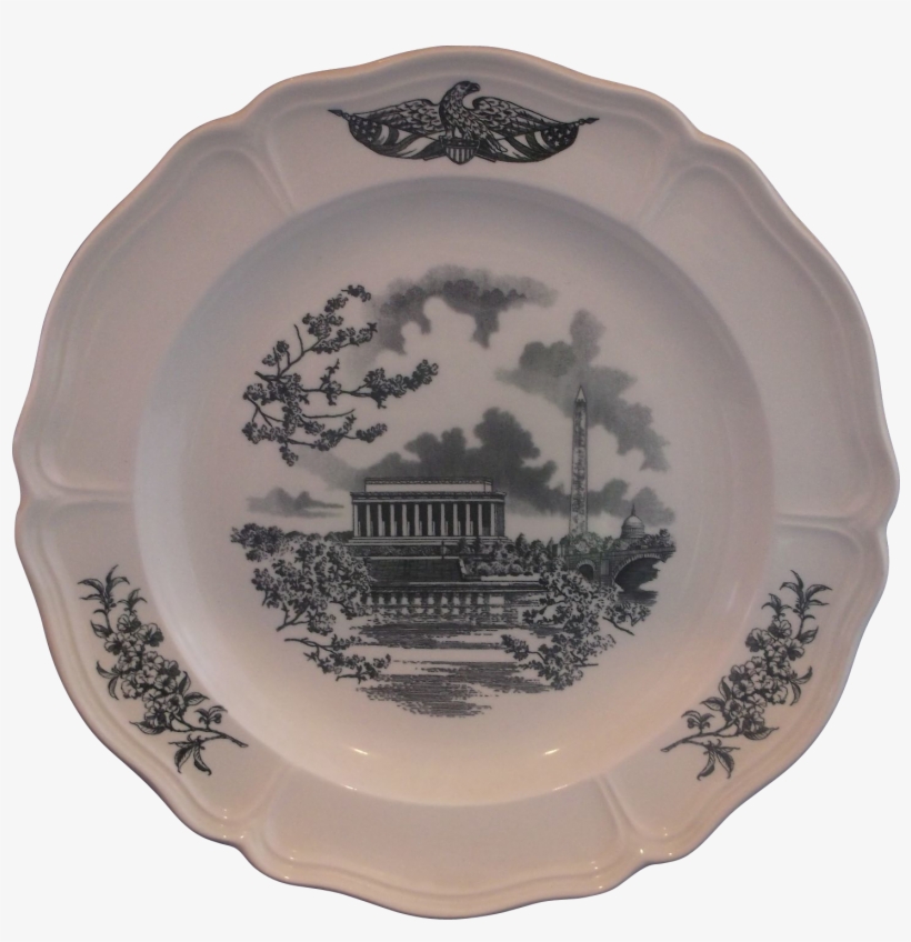 The Federal City Wedgwood Plate Washington Monument - Porcelain, transparent png download