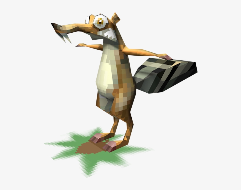 Download Zip Archive - Ice Age Scrat Models, transparent png download