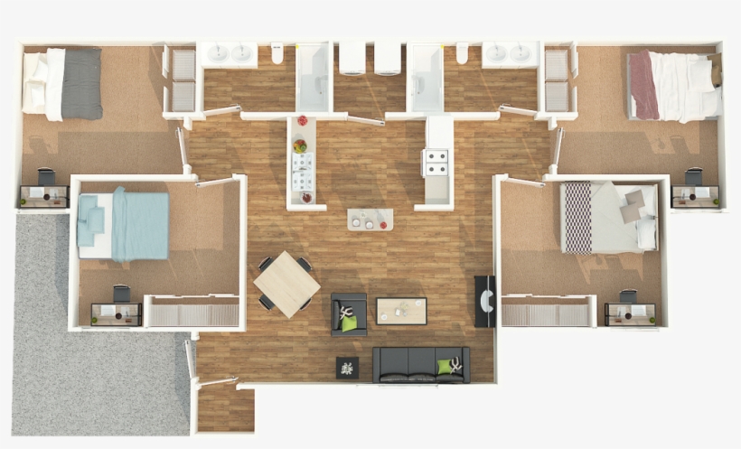 Reserve Now Virtual Tour - Bedroom Top View Png, transparent png download