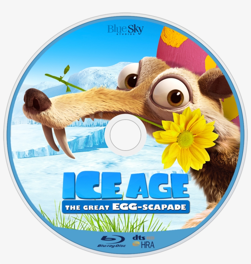 The Great Egg-scapade Bluray Disc Image - Ice Age Great Egg Scapade, transparent png download
