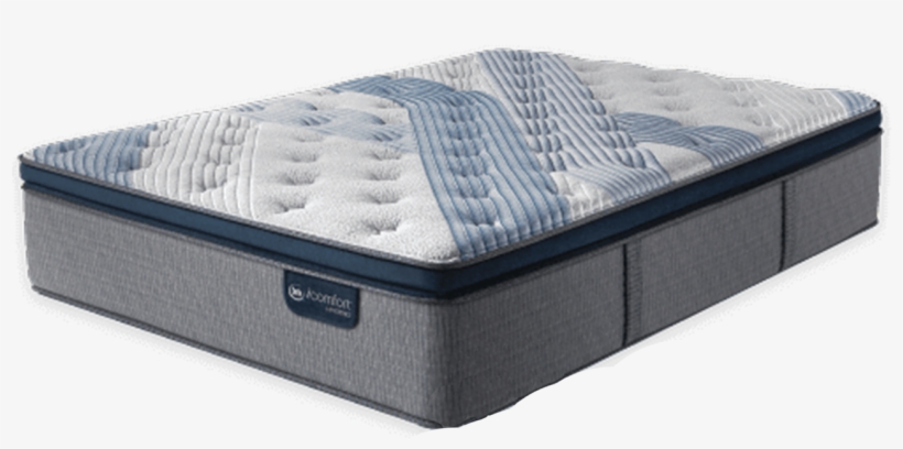 View Larger - Blue Fusion 1000 Plush Pillow Top King, transparent png download