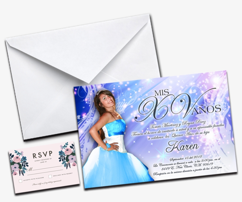 Invitations - Quinceañera, transparent png download