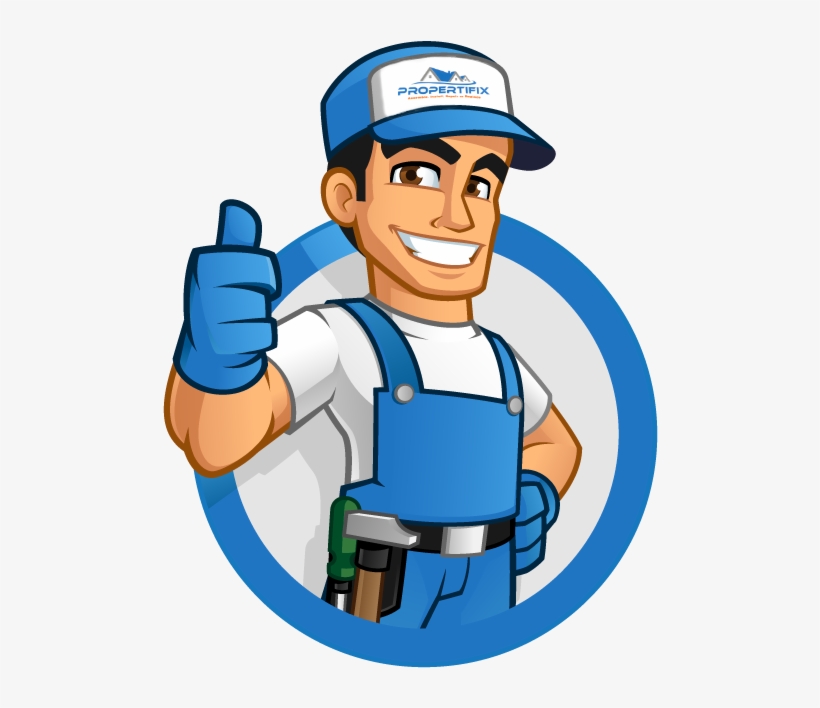 Handyman Character Graphic For Propertifix - General Maintenance Of Houses, transparent png download