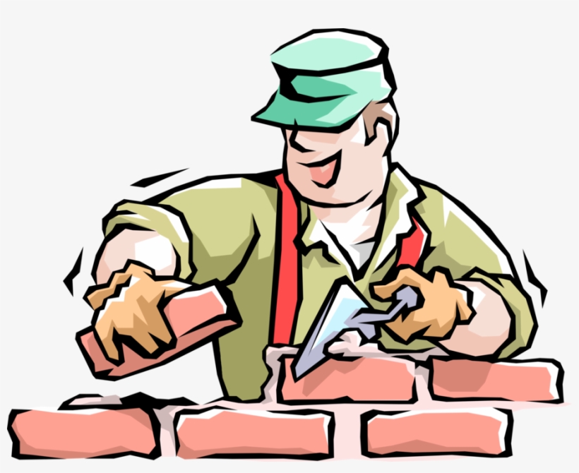 Png Transparent Stock Handyman Bricklayer Lays Masonry - Cohesion Text, transparent png download