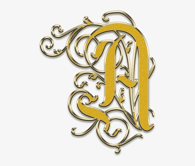Letter, A, The Letter A, Monogram, Vintage - Calligraphy, transparent png download