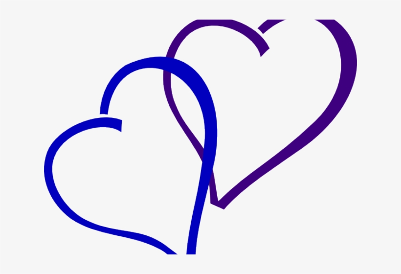 Love Tattoo Clipart Double Heart - Double Heart Icon Png, transparent png download