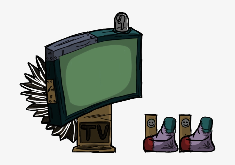 Full Tv - Television Set, transparent png download