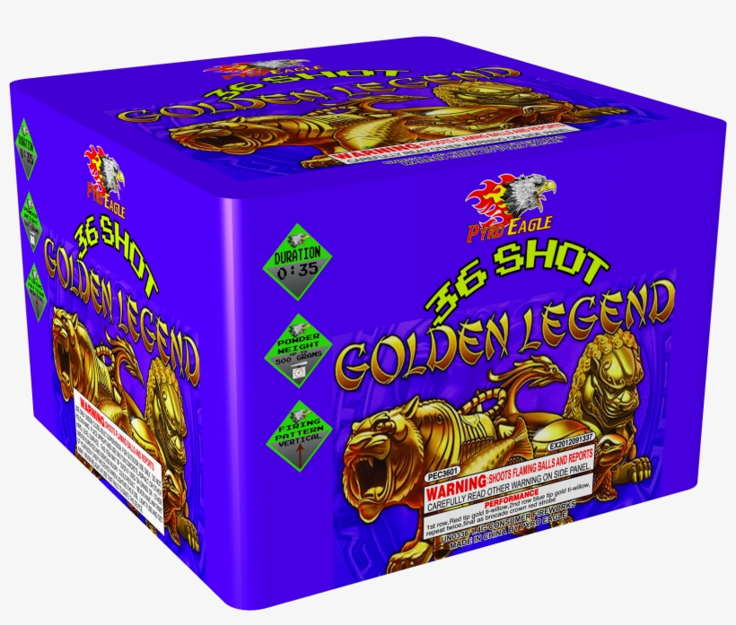 36 Shot Golden Legend - Illustration, transparent png download