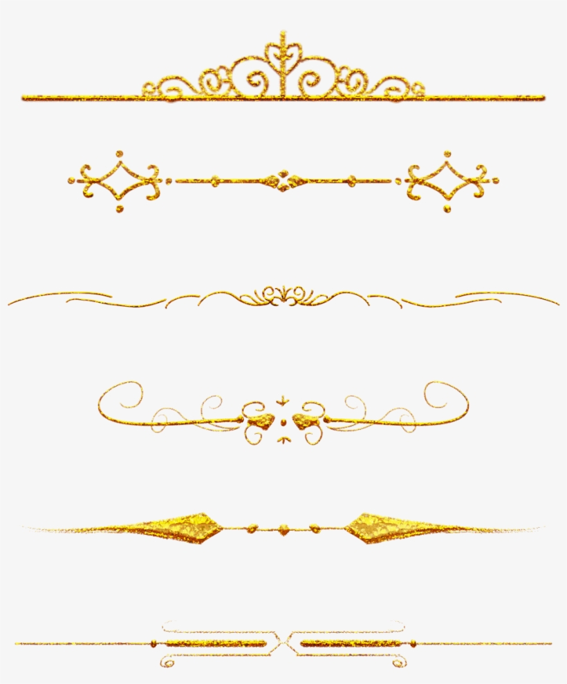 Retro Golden Prominent Ornate Png And Psd - Smile, transparent png download