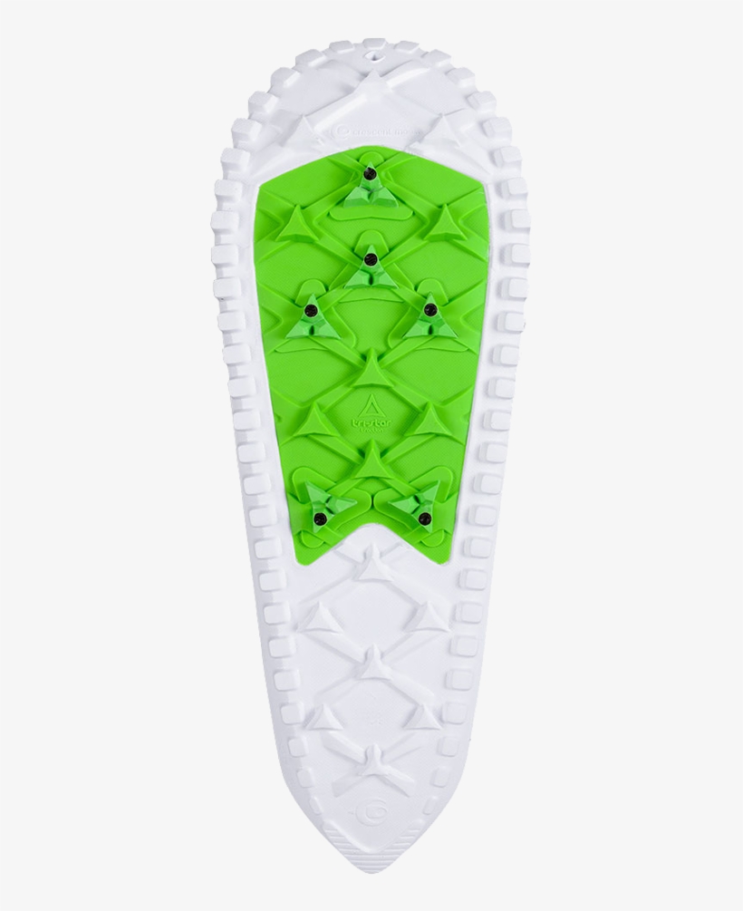 Crescent Moon Eva V2 Showshoe Green Lime - Crescent Moon Eva All-foam Snowshoes, transparent png download