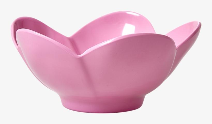 Flower Shaped Melamine Bowls In Pink By Rice Dk - Bowl, transparent png download