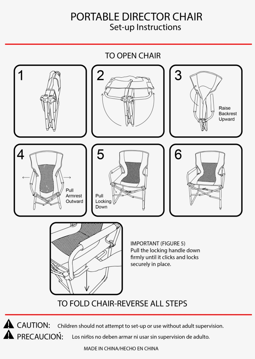 Outdoor Spectator Heavy Duty Ultra Portable Folding - Diagram, transparent png download