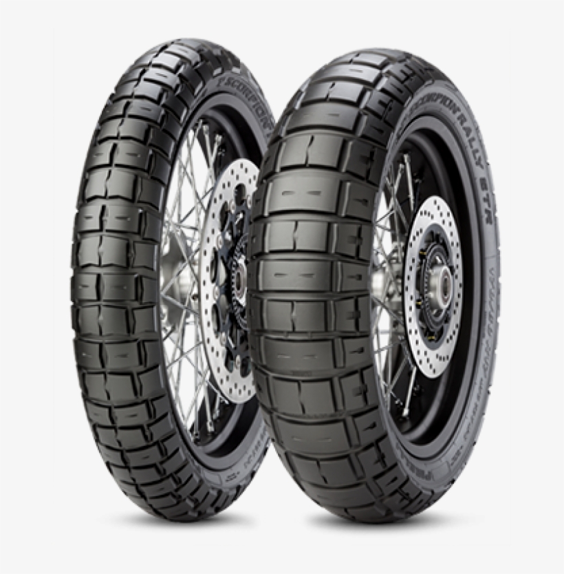 Pirelli Scorpion Rally Str Tyre - Pirelli Scorpion Str Motorcycle, transparent png download
