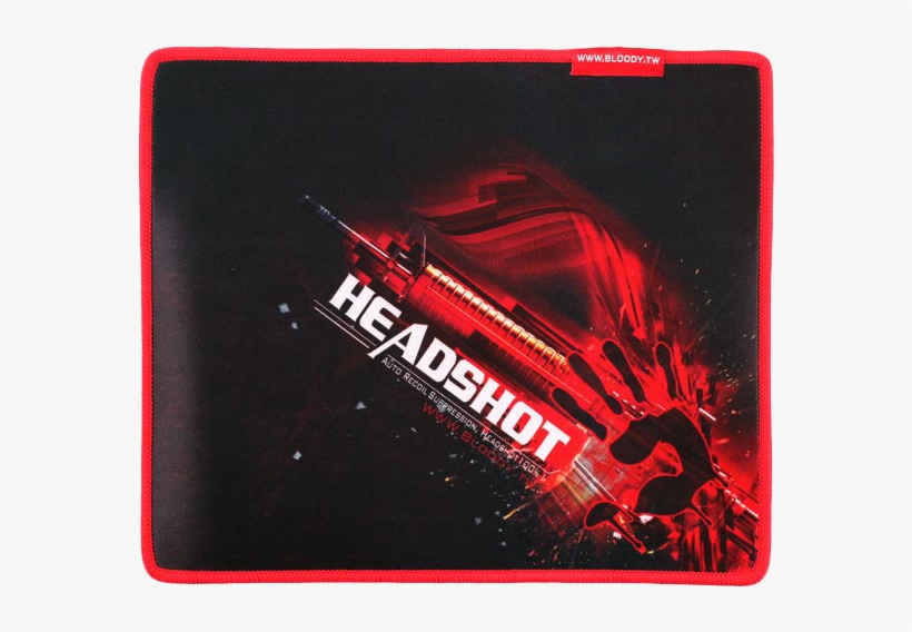Bloody - Bloody Headshot Mouse Pad, transparent png download