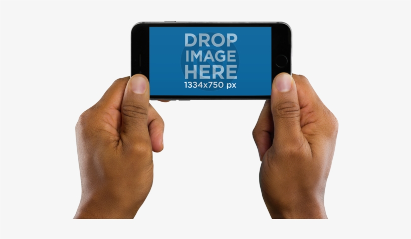 Holding Iphone Png - Hands Holding Iphone, transparent png download