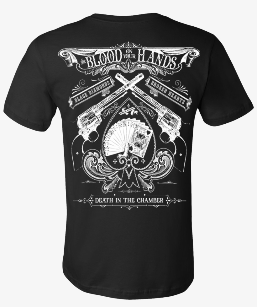 Bloodonyourhands Tshirt Back V=1507410568 - Active Shirt, transparent png download