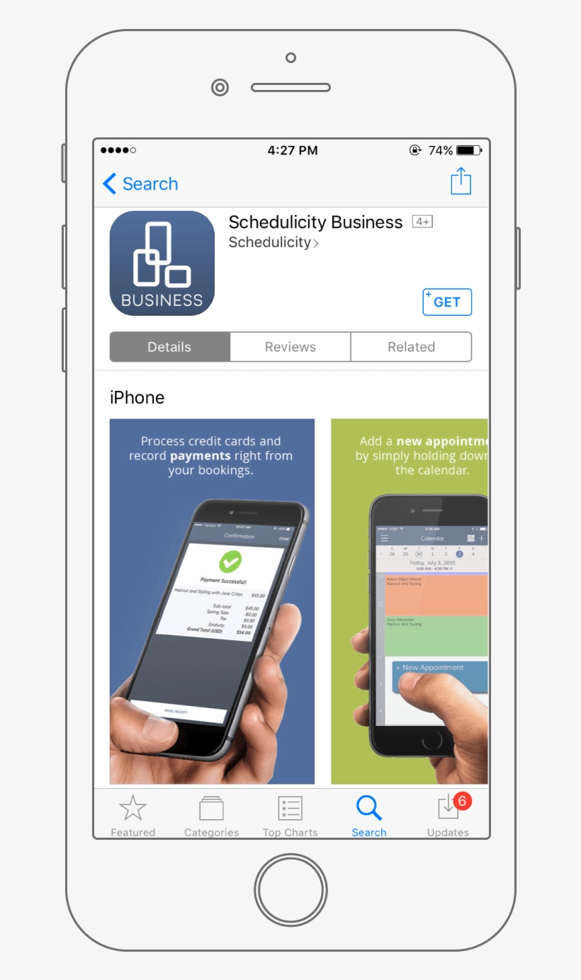 Get The App - Mobile Device, transparent png download