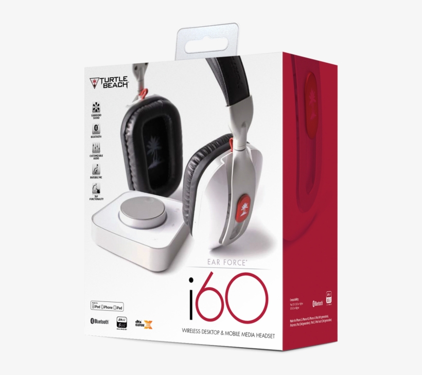 Turtle Beach Ear Force I60 Wireless Apple Ios Headset - Headphones, transparent png download