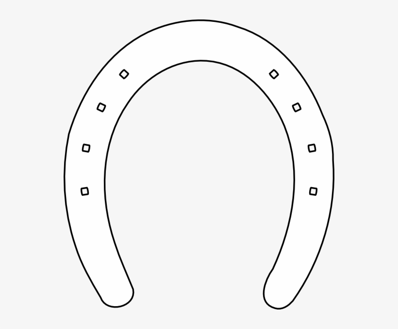 Horse Shoe Png White, transparent png download
