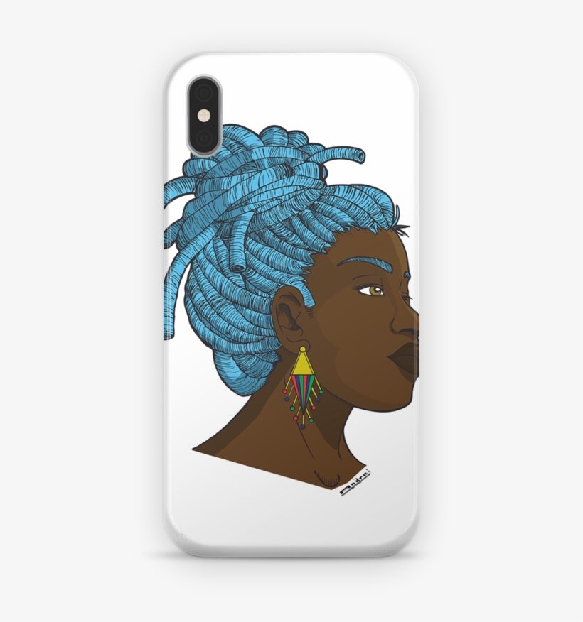 Case Dreadlock Girl De Ateliê Trêsna - Drawing, transparent png download