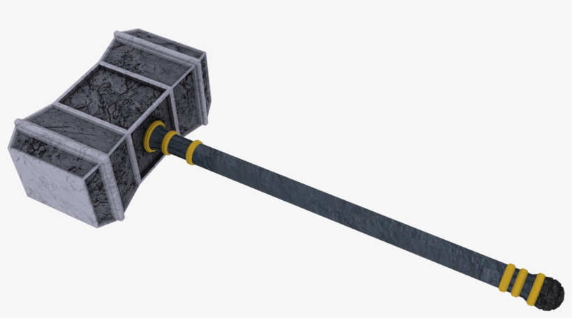 A Hammer I Made In 3ds Max For Dwarf Fortress - Dwarf Fortress Hammer, transparent png download