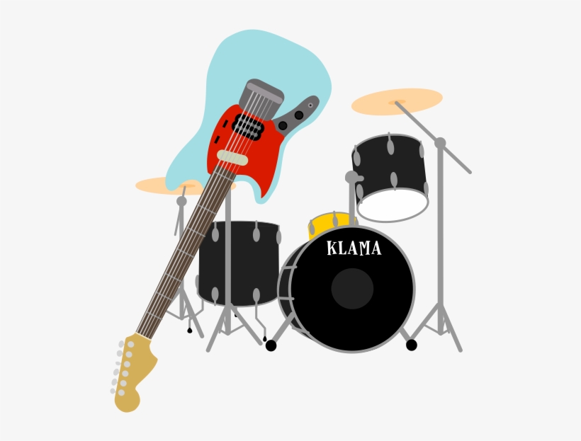 Mini Rock Band Messages Sticker-2 - Drums, transparent png download