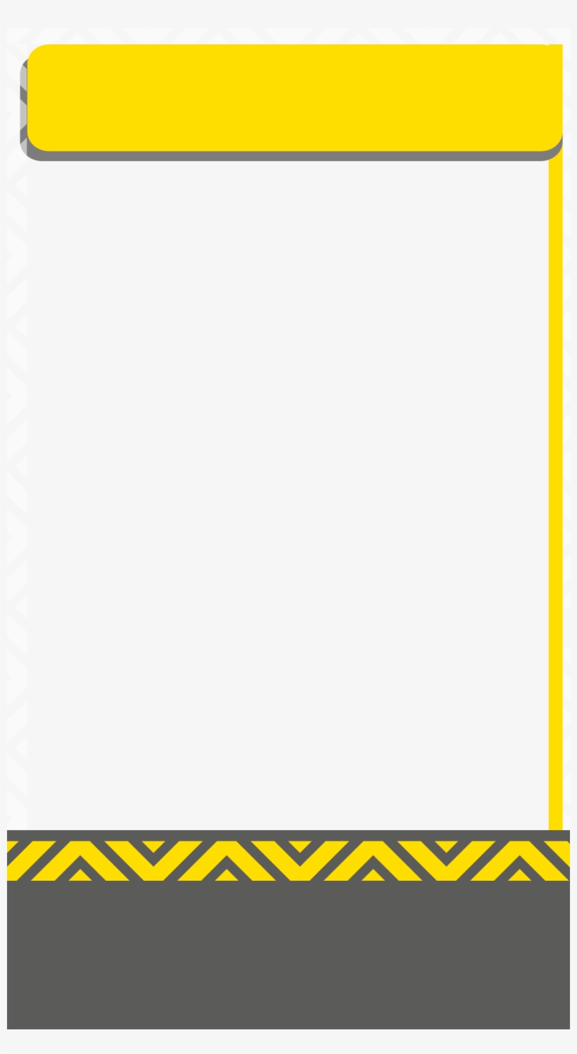 Bold Yellow Frame, transparent png download