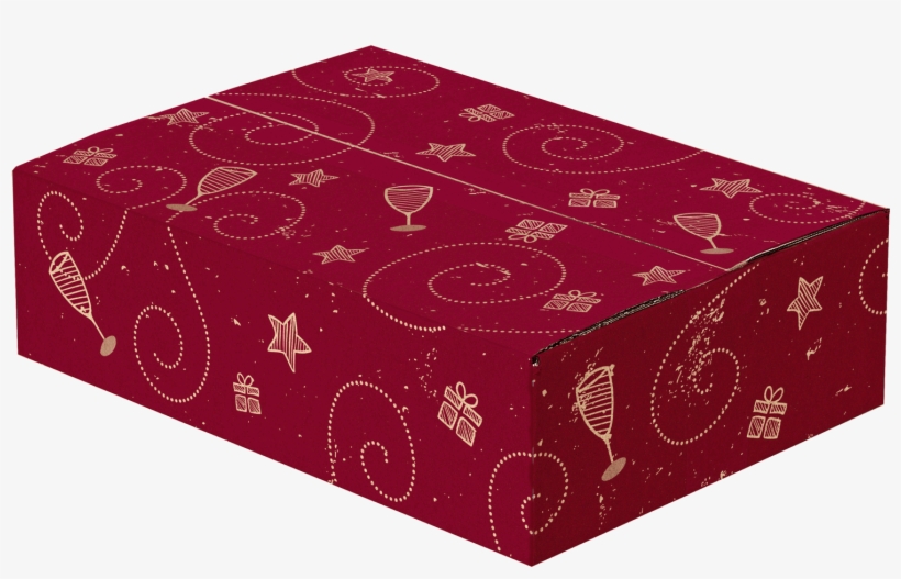 Decorative Design With Lovely Ornament - Versandkarton Weihnachten, transparent png download