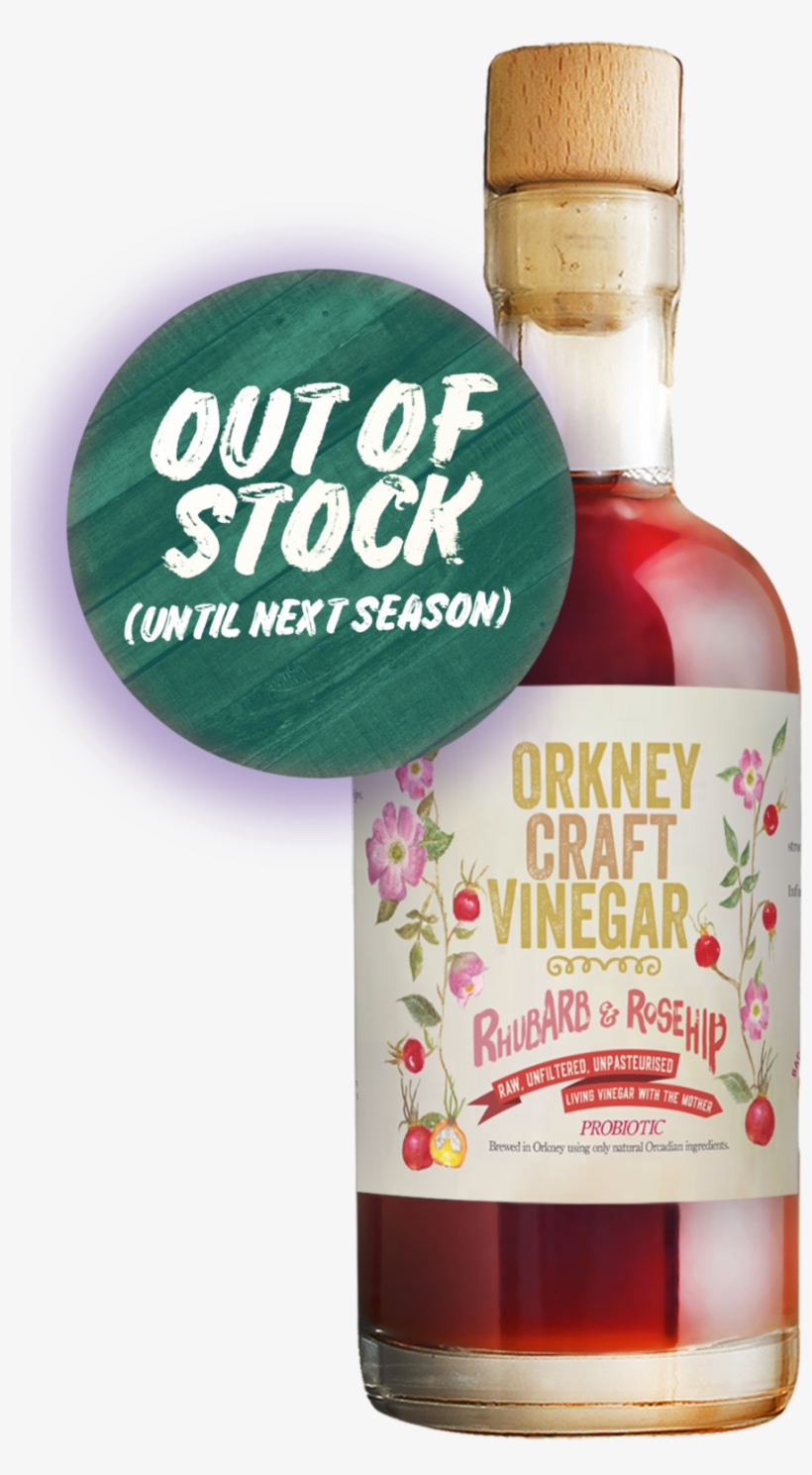 Orkney Craft Vinegar Rhubarb Rosehip Out Of Stock, transparent png download