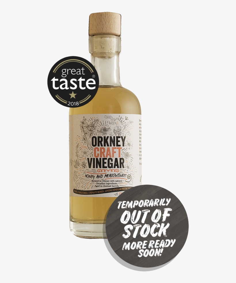 Orkneycraft Honey Meadowsweet Vinegar Stock, transparent png download