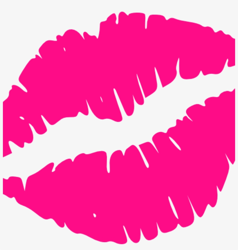 Lips Clipart Free Lipstick Clipart Free Hot Pink Lips - Lips Clip Art, transparent png download