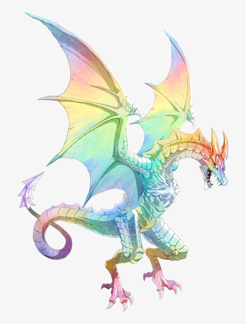 Rainbow Wyvern, transparent png download