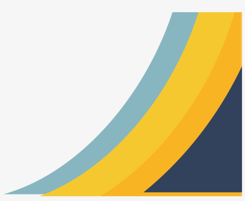 Where Technology & Capital Markets Converge - Blue And Yellow Waves, transparent png download