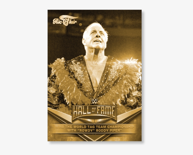 2018 Topps Wwe Heritage Ric Flair Wins The World Tag - Wwe Hall Of Fame, transparent png download