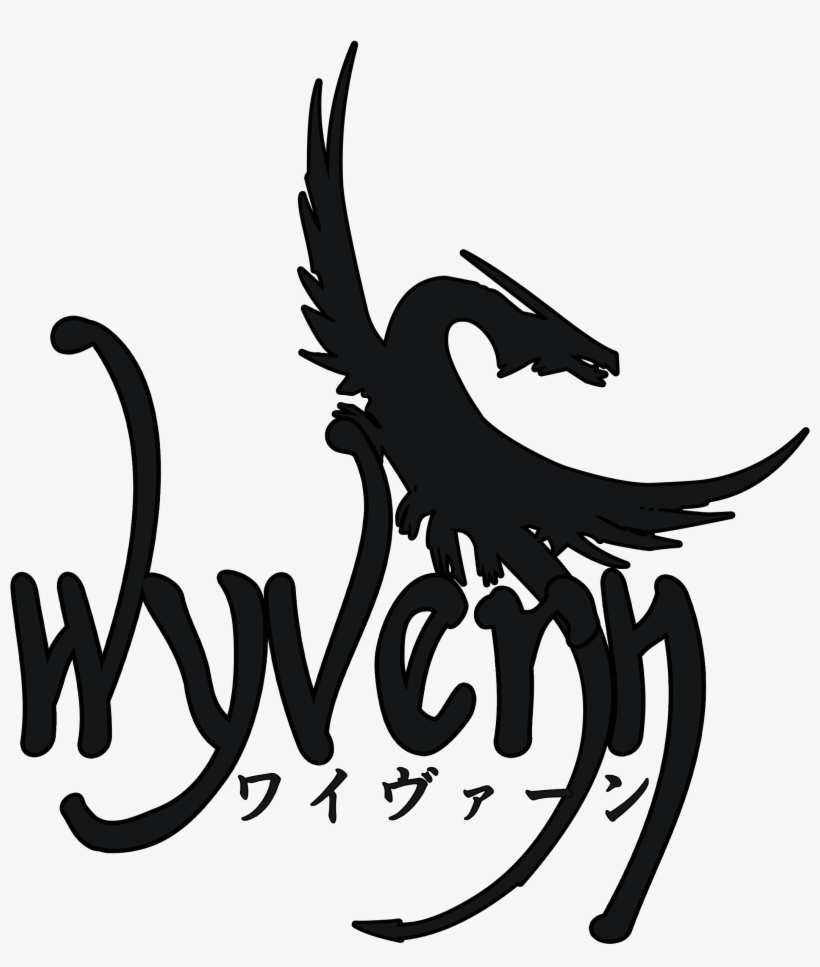 Wyvern - Calligraphy, transparent png download